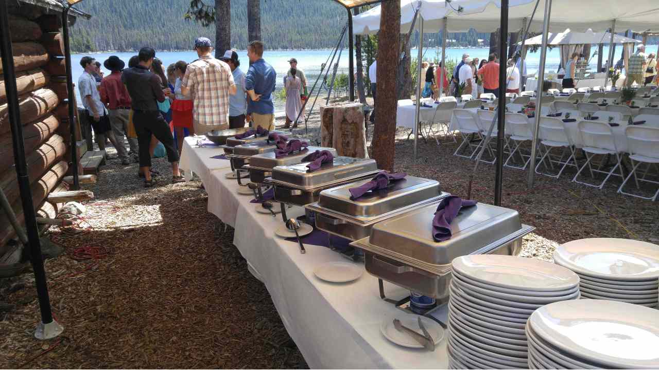 Elk Lake Resort catering service